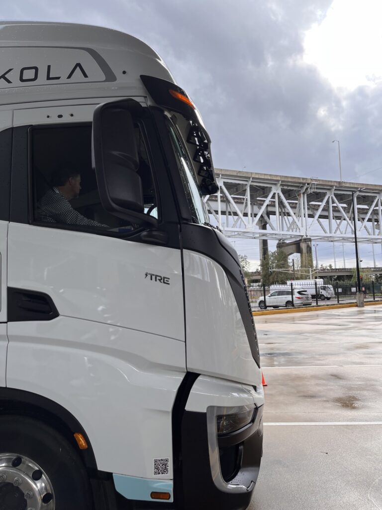 Front end of truck