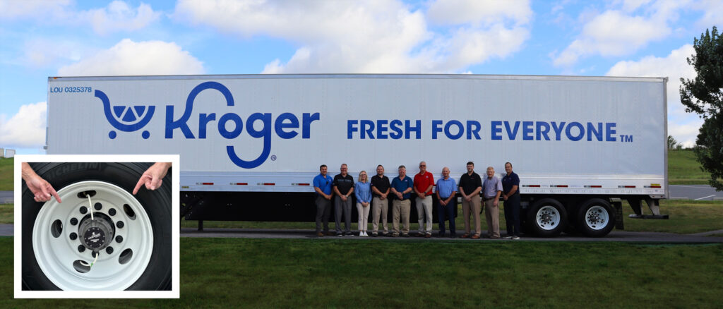 Kroger trailer with Tiremaax installed