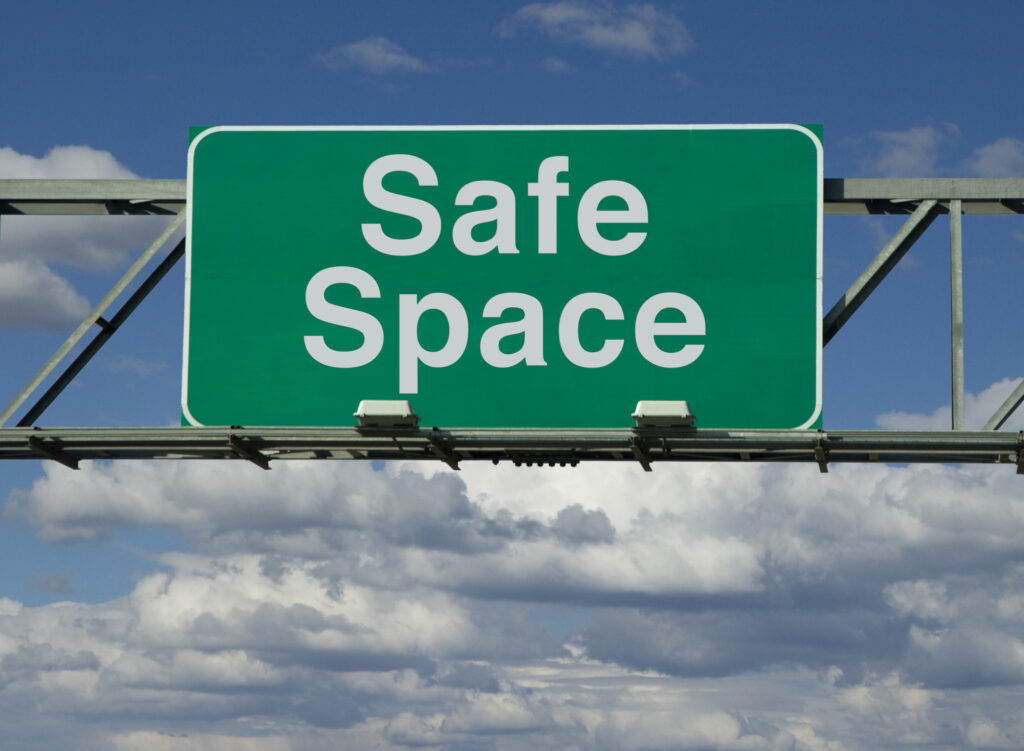 Safe Space sign